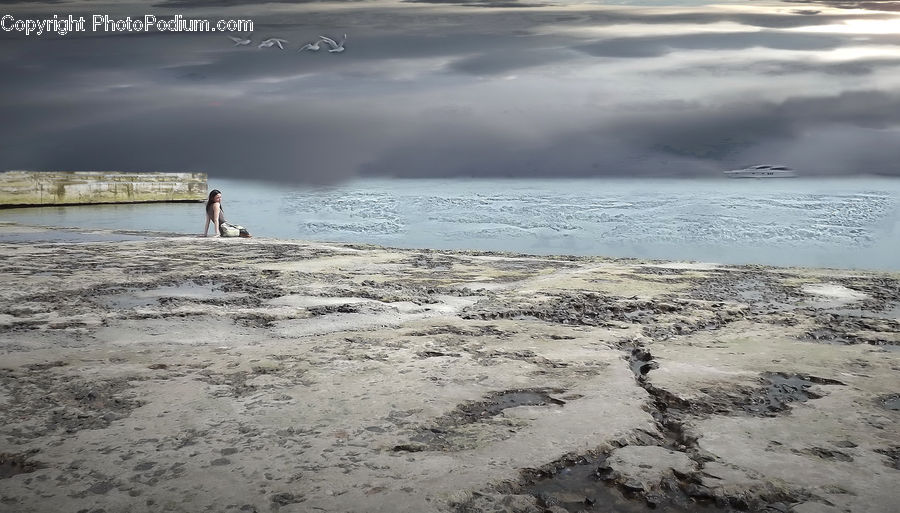 Beach, Coast, Outdoors, Sea, Water, Storm, Weather