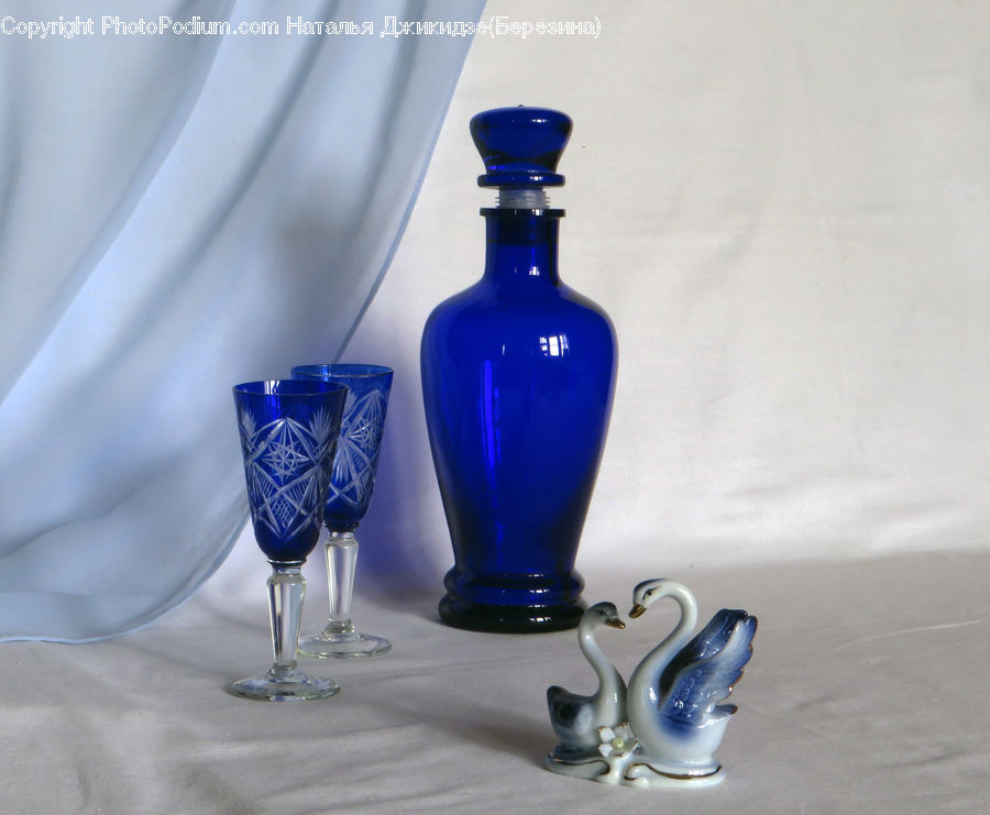Glass, Goblet, Bottle, Art, Porcelain, Pottery, Pot
