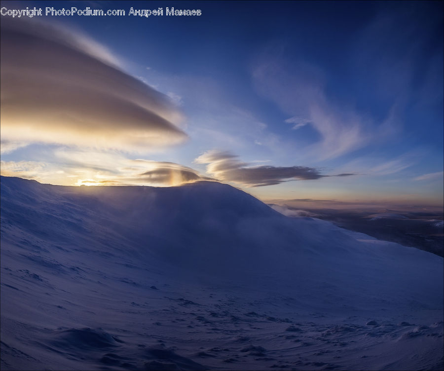 Arctic, Snow, Winter, Azure Sky, Cloud, Outdoors, Sky