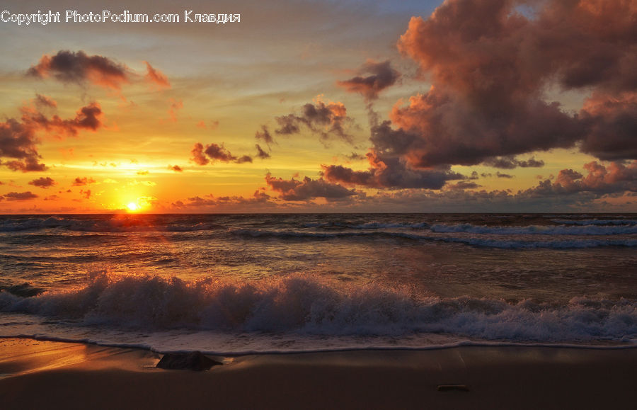 Dusk, Outdoors, Sky, Sunlight, Sunrise, Sunset, Azure Sky