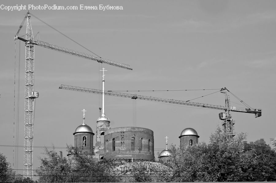 Architecture, Cathedral, Church, Worship, Constriction Crane, Castle, Fort