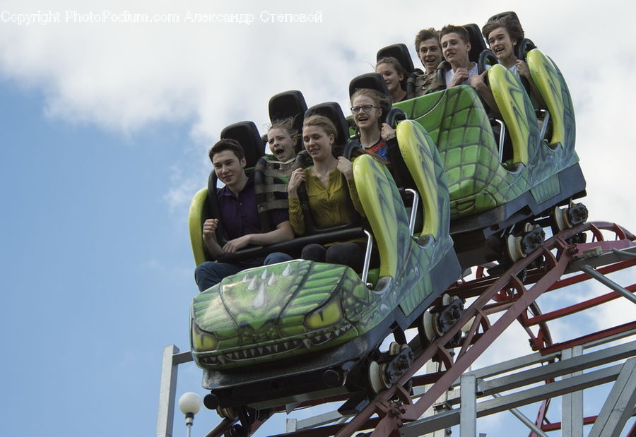 People, Person, Human, Coaster, Roller Coaster, Crowd, Face