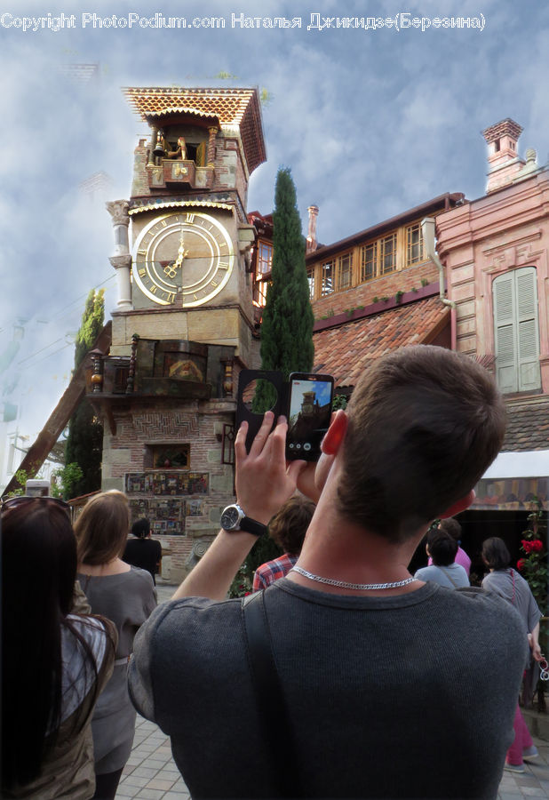 People, Person, Human, Architecture, Bell Tower, Clock Tower, Tower