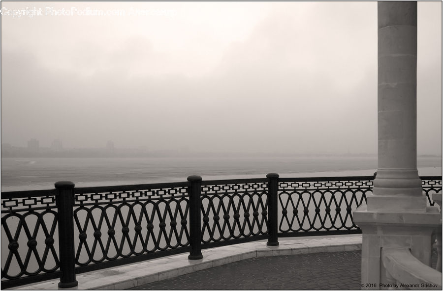 Railing, Dock, Pier, Boardwalk, Deck, Path, Sidewalk