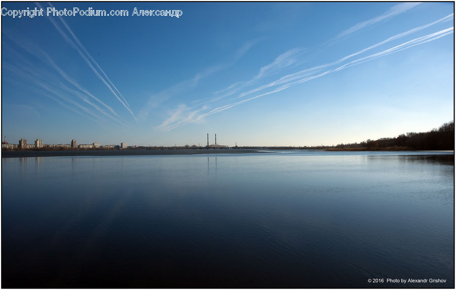 Factory, Refinery, Cloud, Cumulus, Sky, City, Downtown