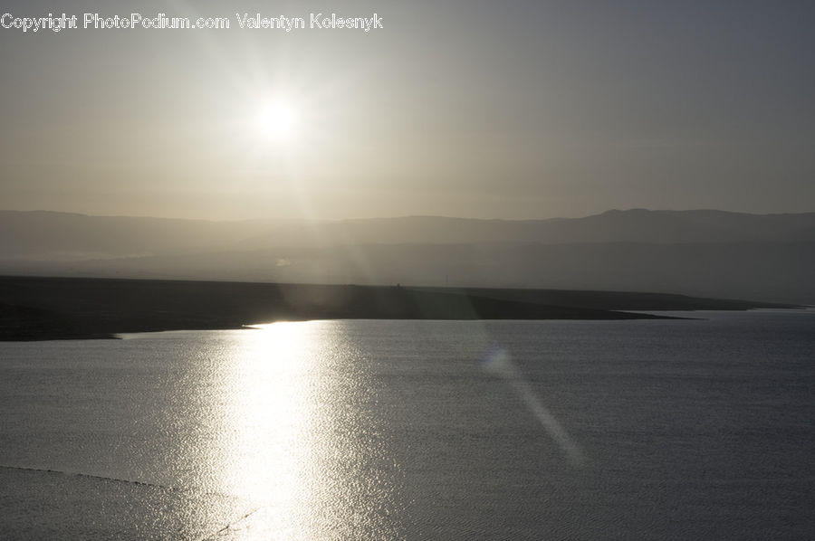 Flare, Light, Sunlight, Outdoors, Sea, Water, Coast