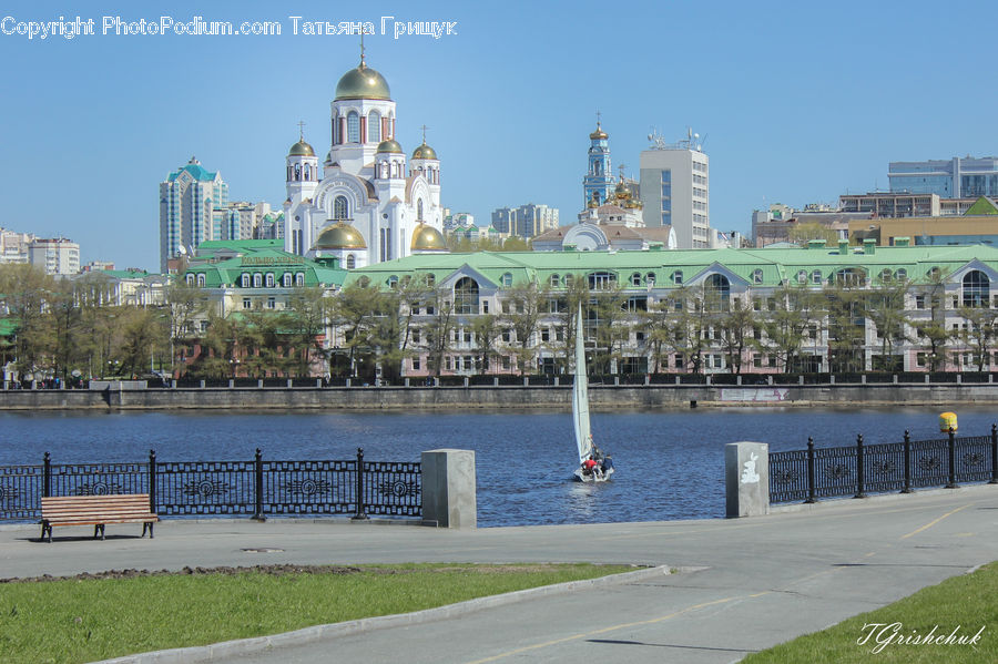 Bench, City, Downtown, Factory, Refinery, Parliament, Waterfront