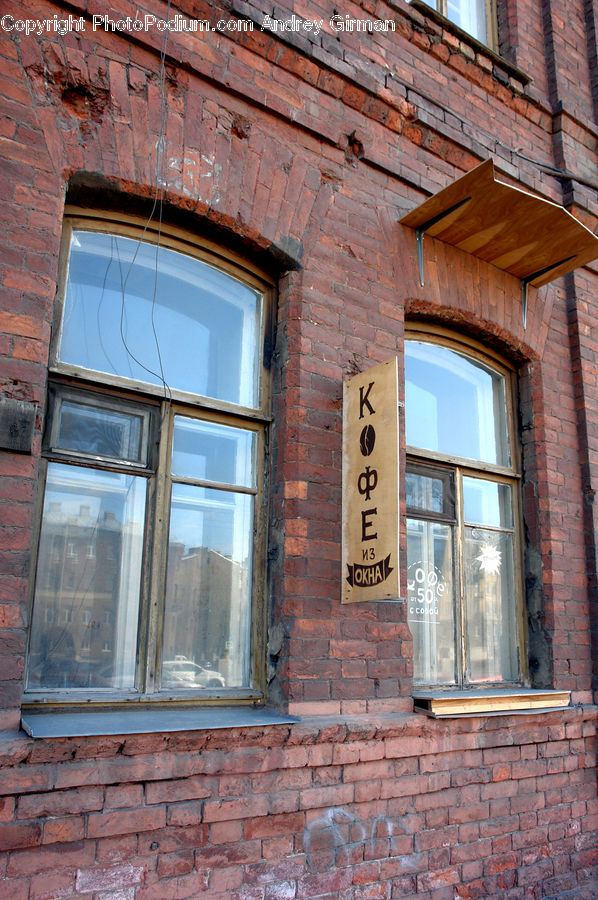 Brick, Window, Building, Apartment Building, High Rise