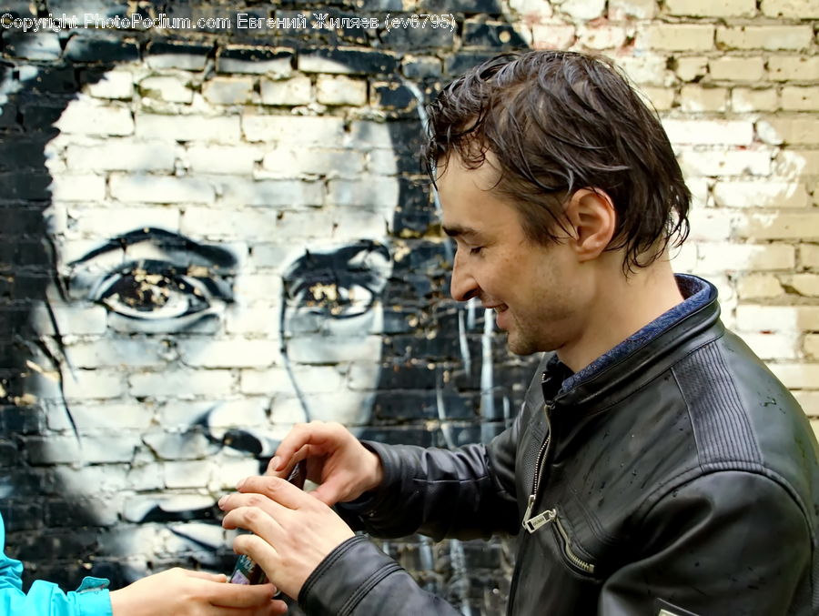 People, Person, Human, Brick, Face, Portrait