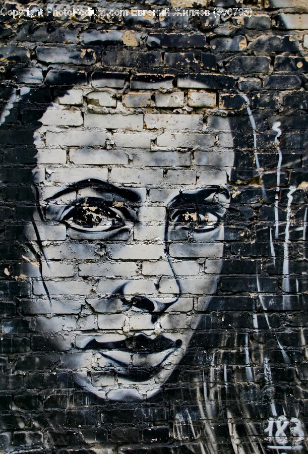 Art, Graffiti, Mural, Wall, Pavement
