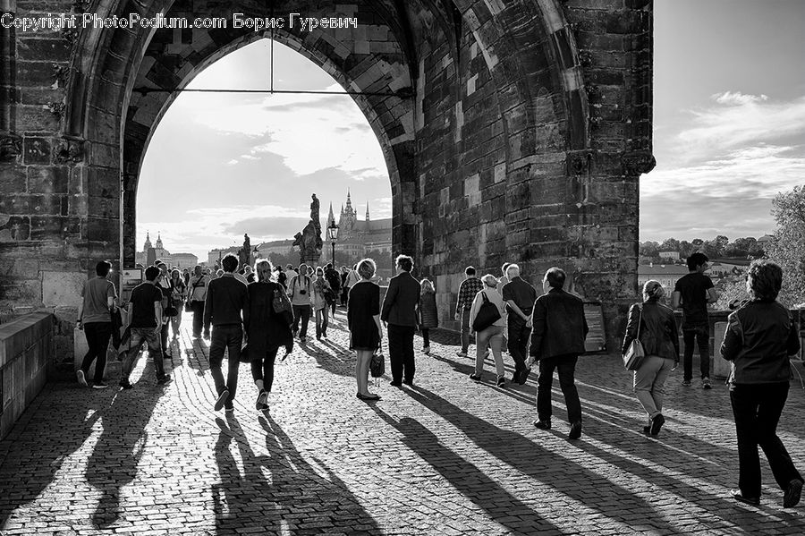 Human, People, Person, Arch, Leisure Activities, Walking, Crowd