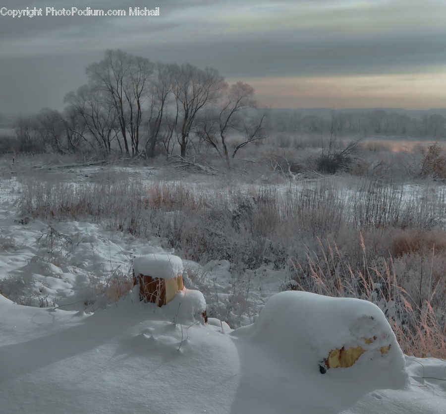 Blizzard, Outdoors, Snow, Weather, Winter, Ice, Snowman