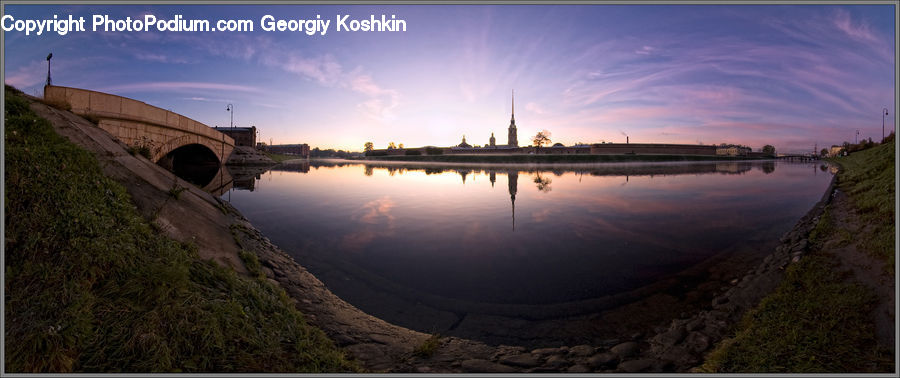 Canal, Outdoors, River, Water, City, Downtown, Harbor