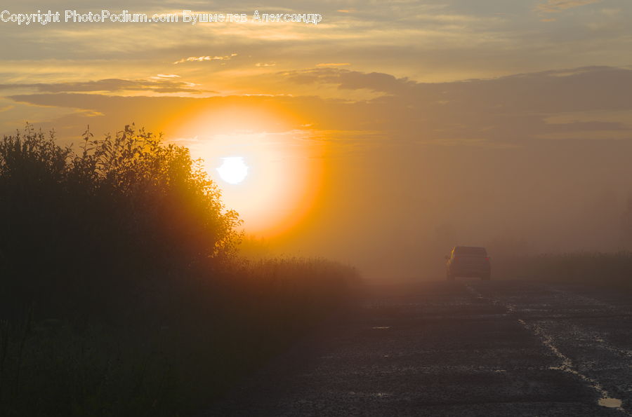 Flare, Light, Dawn, Dusk, Sky, Sunrise, Sunset