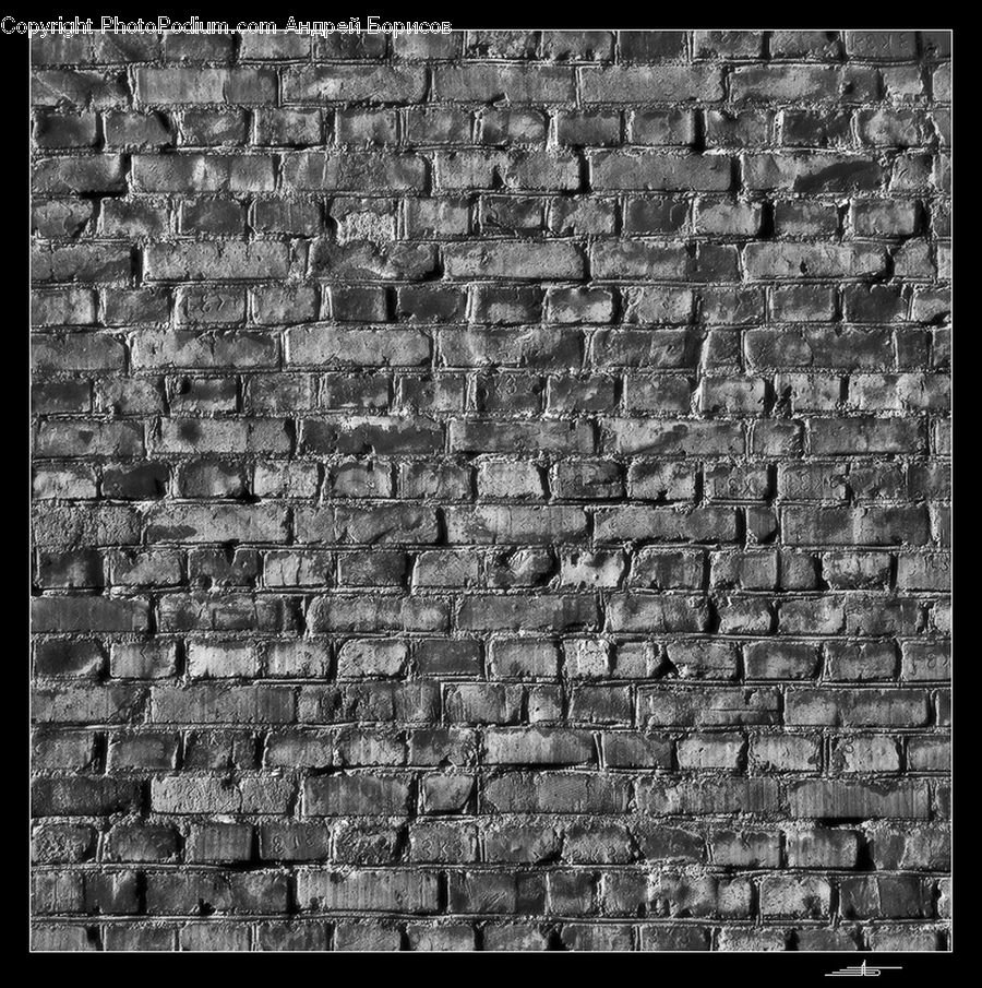Brick, Cobblestone, Pavement, Walkway, Fence, Wall