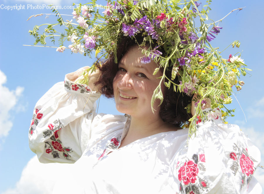 Plant, Potted Plant, Flower, Flower Arrangement, Flower Bouquet, Gown, Robe