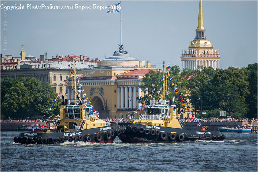 Barge, Boat, Tugboat, Watercraft, Cruise Ship, Ferry, Freighter