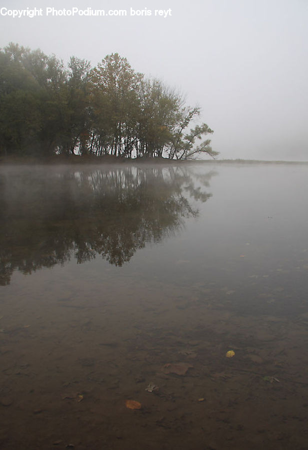 Fog, Mist, Outdoors, Landscape, Nature, Scenery, Dawn