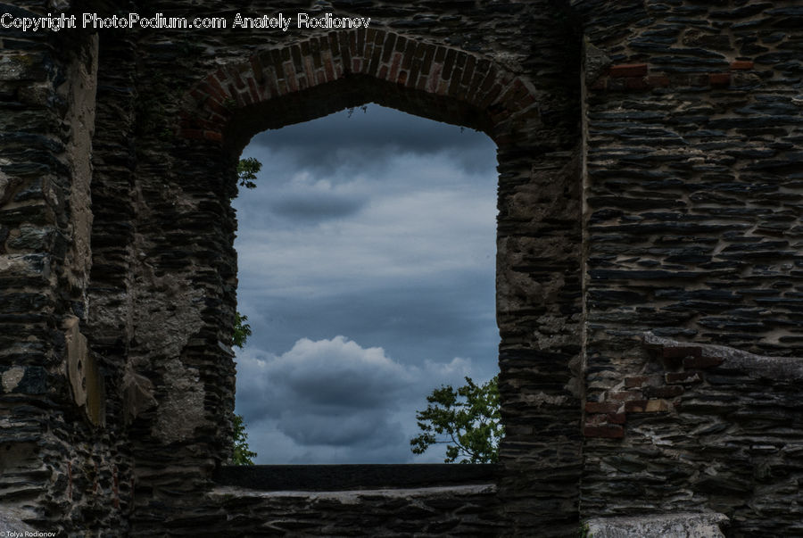 Ruins, Plant, Tree, Rock, Outdoors, Castle, Fort