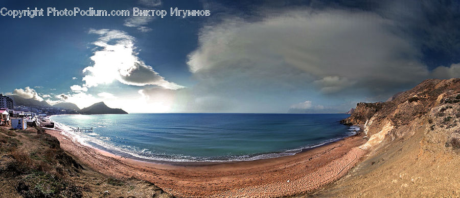 Beach, Coast, Outdoors, Sea, Water, Cove, Ocean