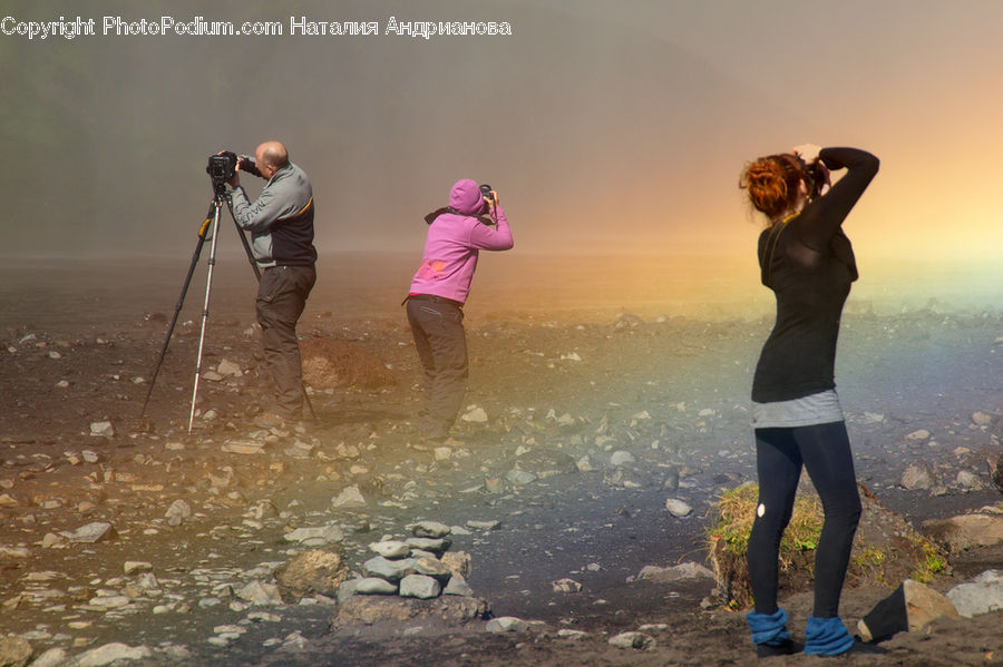 Human, People, Person, Tripod, Photographer, Rubble, Outdoors