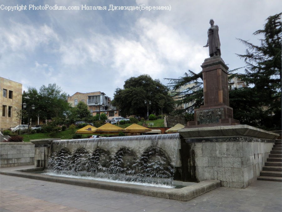 Architecture, Downtown, Plaza, Town, Town Square, Bell Tower, Clock Tower