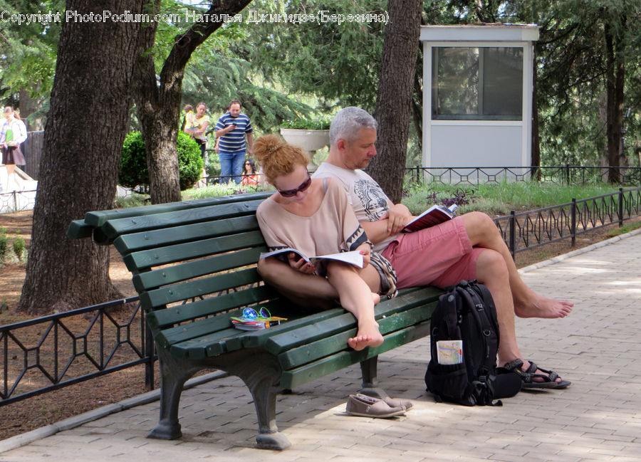 Park Bench, People, Person, Human, Boot, Footwear, Riding Boot