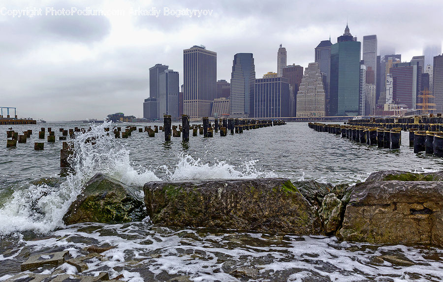 Water, Waterfront, Coast, Outdoors, Sea, City, Downtown