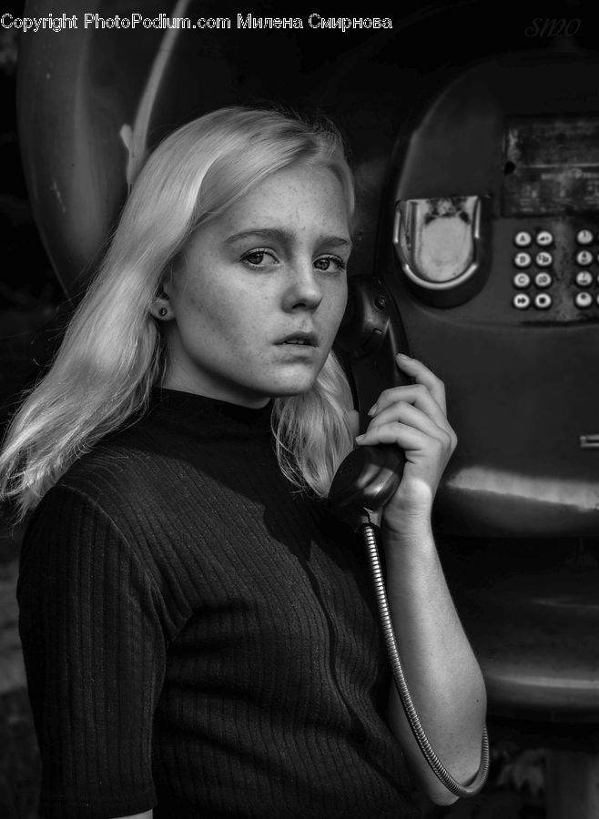 Human, People, Person, Car Mirror, Mirror, Cup, Dial Telephone