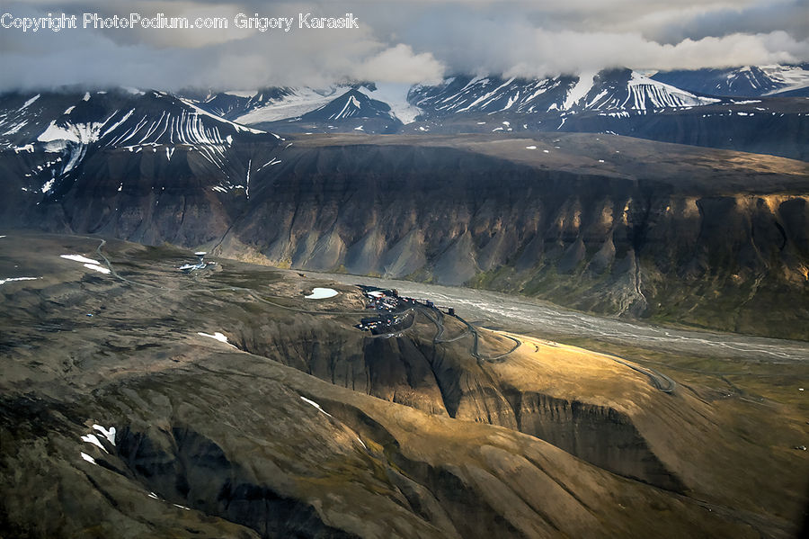 Arctic, Glacier, Ice, Mountain, Outdoors, Snow, Mountain Range