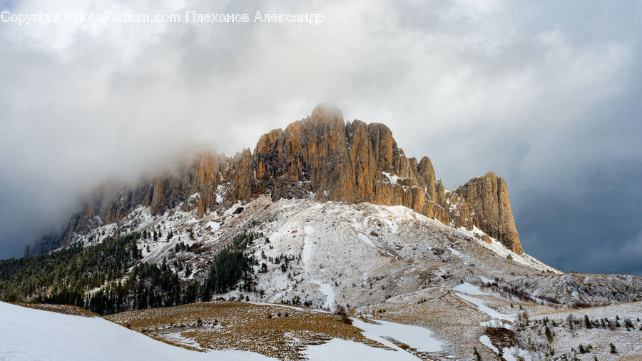 Crest, Mountain, Outdoors, Peak, Grassland, Mound, Plateau