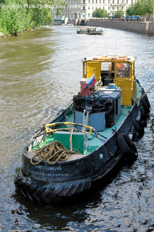 Boat, Watercraft, Canal, Outdoors, River, Water, Barge