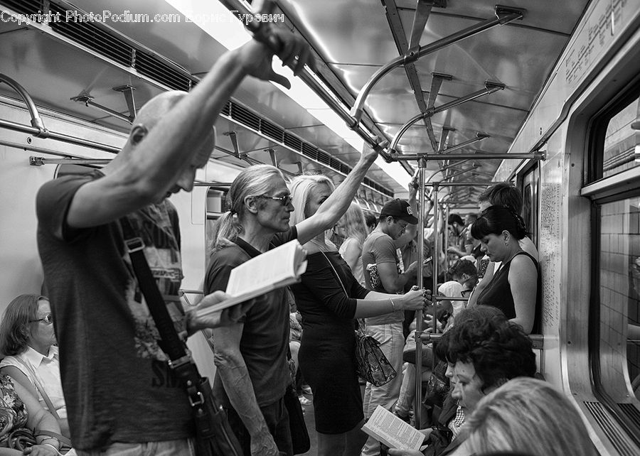 People, Person, Human, Crowd, Factory, Subway, Train