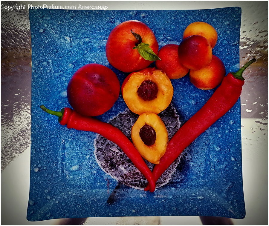 Fruit, Heart, Food