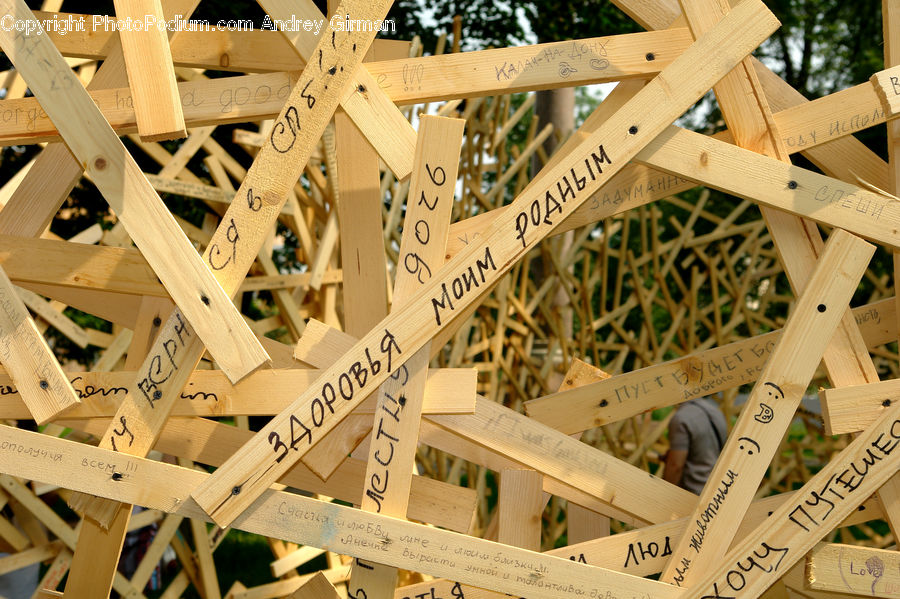 Paper, Brass Section, Box, Crate, Patio, Pergola, Porch