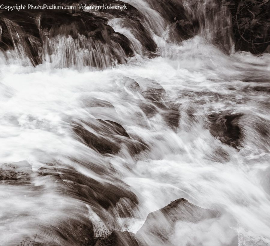 Creek, Outdoors, River, Water, Waterfall, Sea, Sea Waves