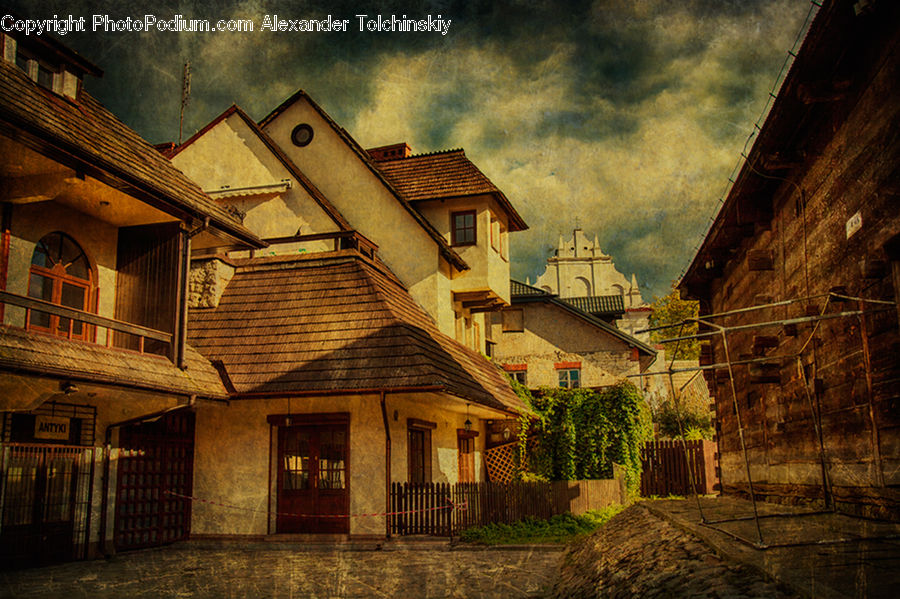 Building, House, Housing, Cottage, Architecture, Monastery, Alley