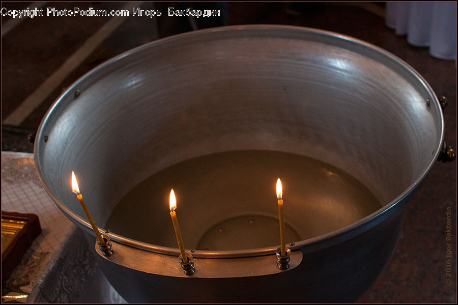 Bowl, Mixing Bowl, Fire, Candle, Flame