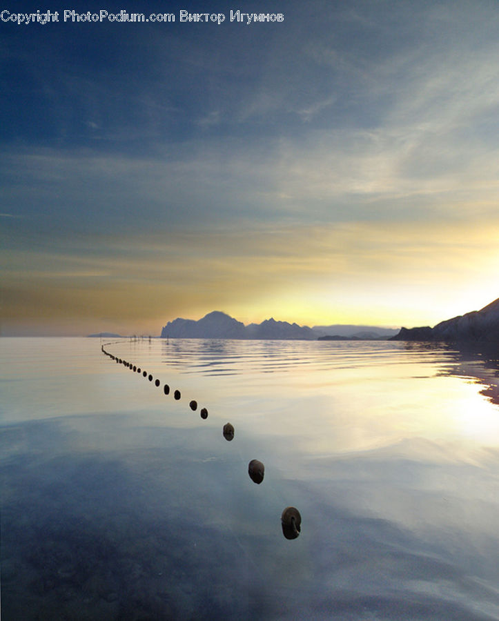 Dawn, Dusk, Sky, Sunrise, Sunset, Ocean, Outdoors