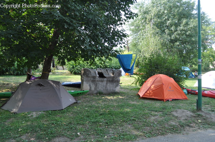 Camping, Tent, Mountain Tent, Backyard, Yard, Chair, Furniture