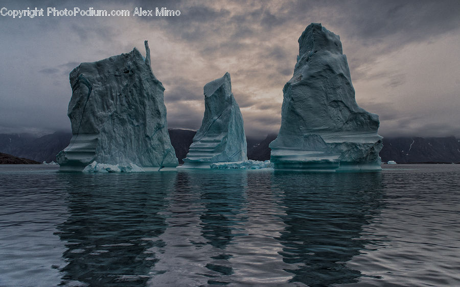 Arctic, Ice, Iceberg, Outdoors, Snow, Glacier, Mountain