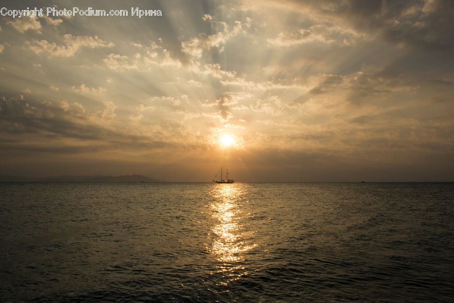 Sun, Ocean, Outdoors, Sea, Water, Azure Sky, Cloud