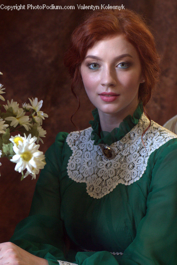 People, Person, Human, Blouse, Clothing, Blossom, Daffodil