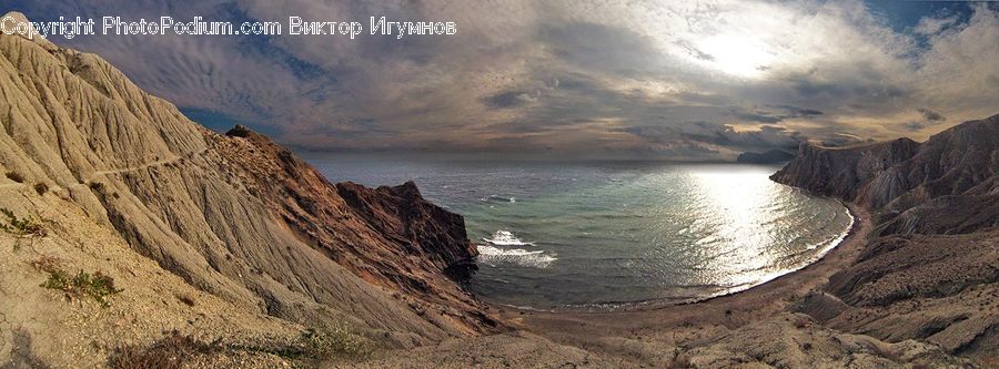 Cliff, Outdoors, Promontory, Landscape, Nature, Scenery, Beach