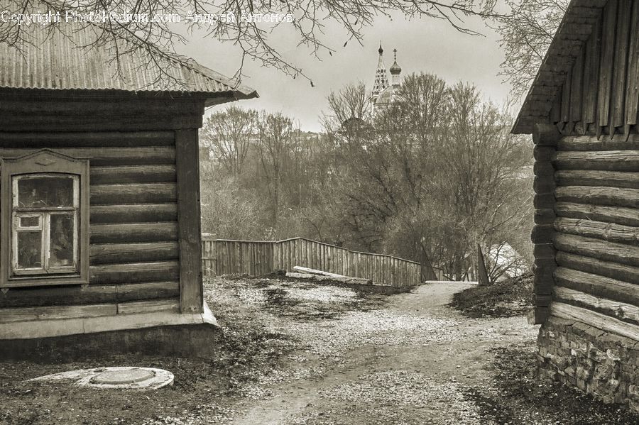 Cabin, Hut, Rural, Shack, Shelter, Brick, Building