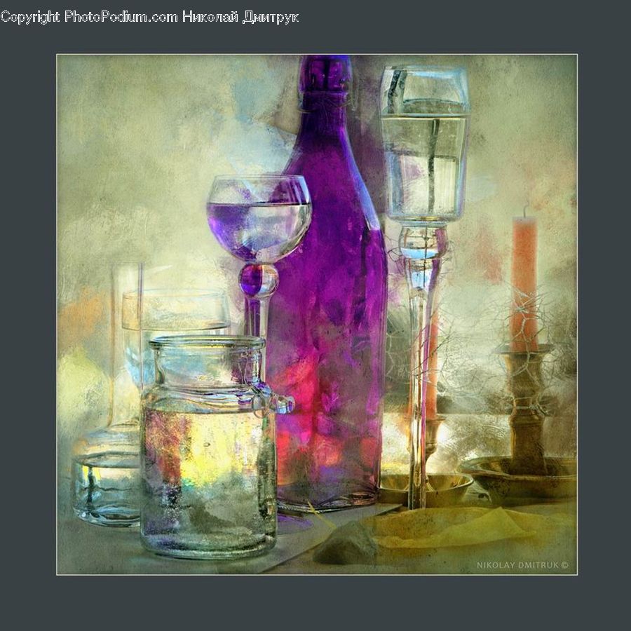 Art, Modern Art, Glass, Beverage, Drink