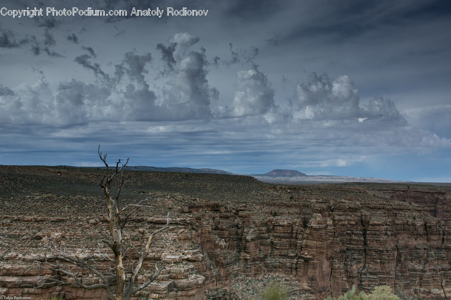 Outdoors, Plateau, Cloud, Cumulus, Sky, Azure Sky, Dirt Road