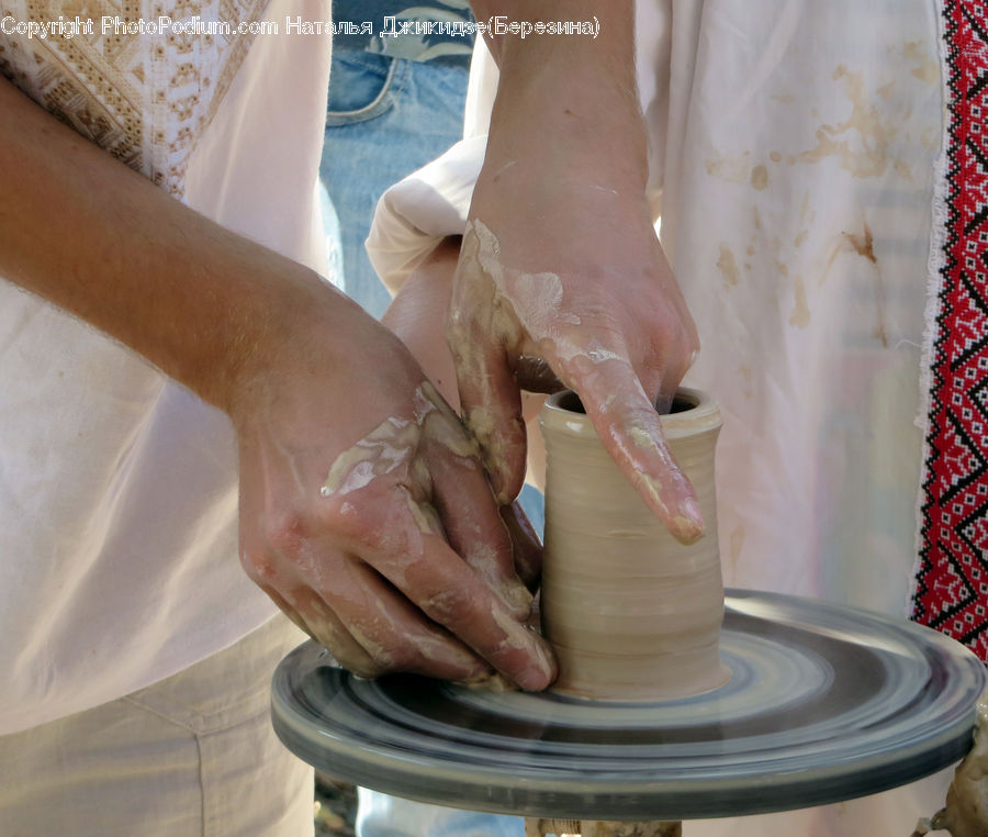 Dough, Food, Ankle, Finger, Hand, Clothing, Dress