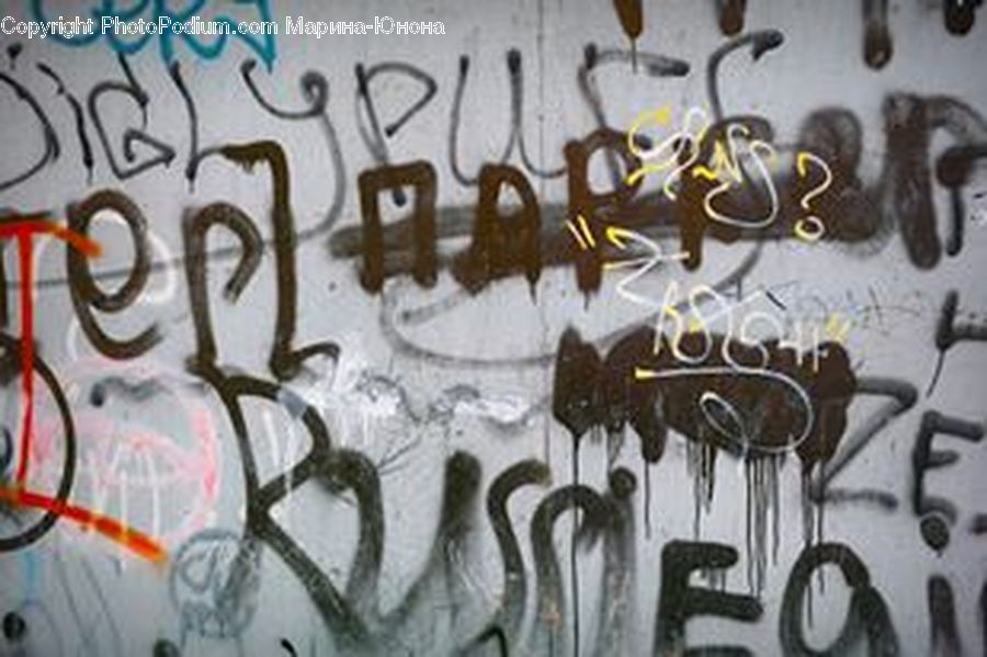 Art, Graffiti, Mural, Wall, Calligraphy, Handwriting, Text