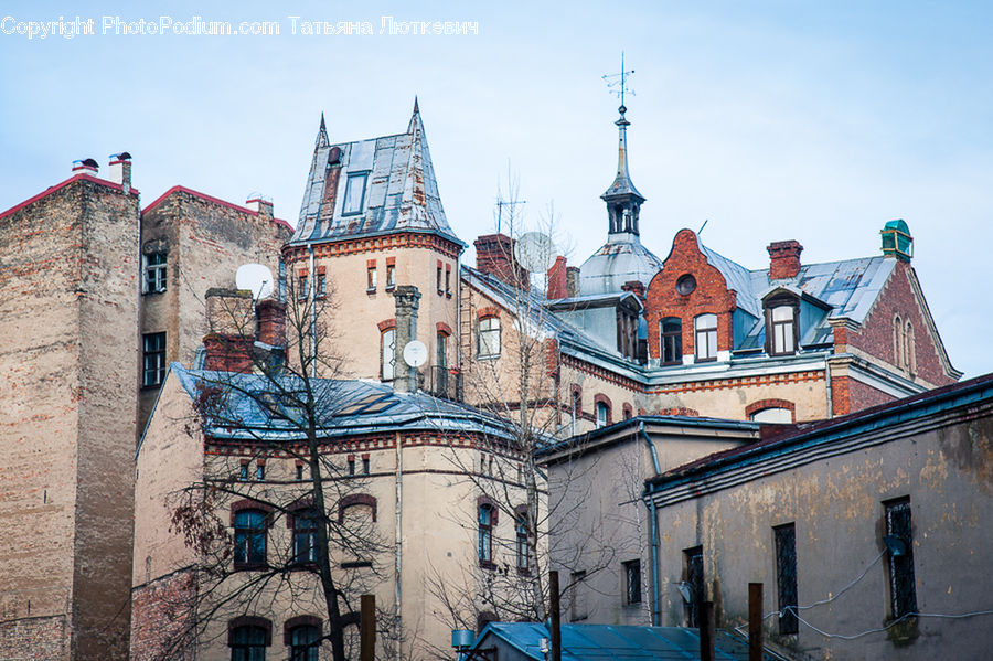 Architecture, Castle, Fort, Housing, Monastery, Building, Church